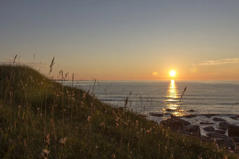 The midnight sun