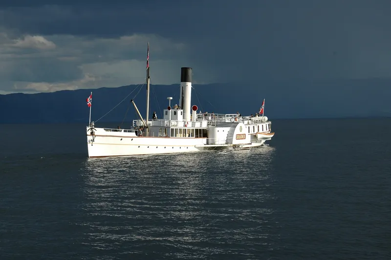 The Skibladner paddle steamer