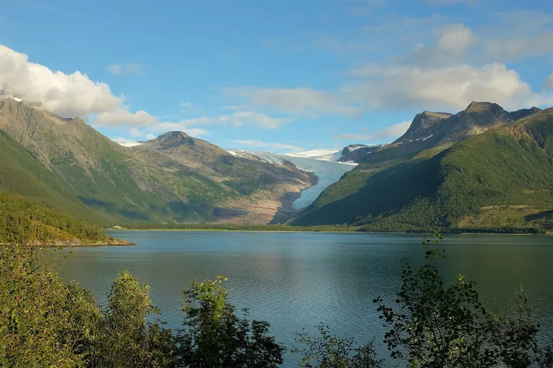 Svartisen and the Engabreen glacier