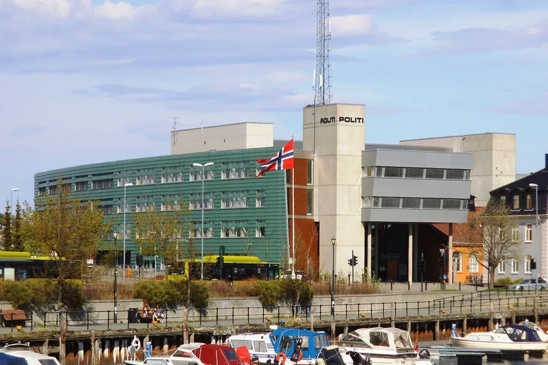 Politistasjonen i sentrum